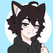 A Picrew image depicting Akira, Auderox's persona character.